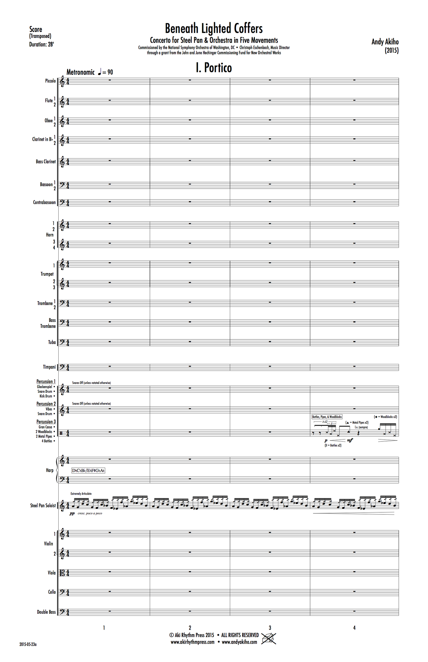 Beneath Lighted Coffers (Rental)